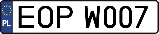EOPW007