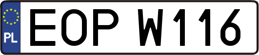 EOPW116