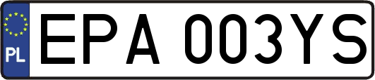 EPA003YS