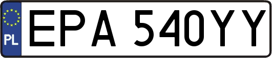 EPA540YY