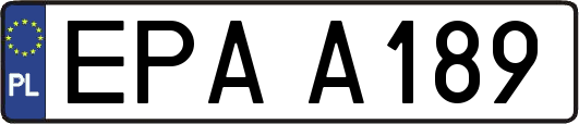 EPAA189