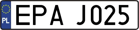 EPAJ025