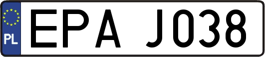 EPAJ038