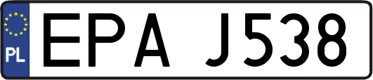 EPAJ538