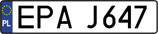 EPAJ647