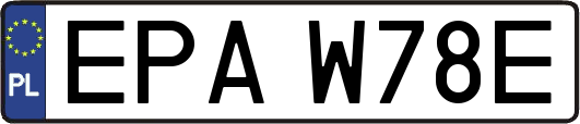 EPAW78E