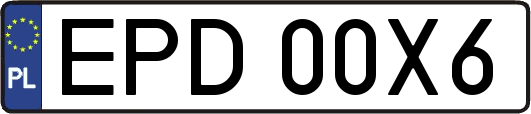 EPD00X6
