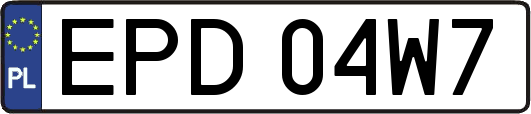 EPD04W7