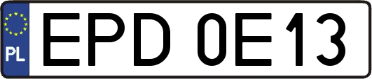 EPD0E13