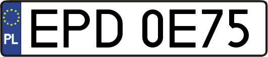 EPD0E75