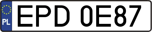 EPD0E87