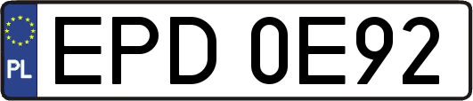 EPD0E92