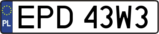 EPD43W3
