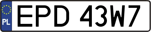 EPD43W7