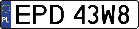 EPD43W8