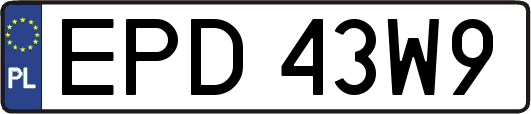 EPD43W9