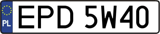 EPD5W40
