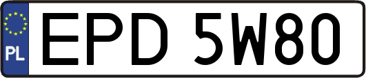 EPD5W80