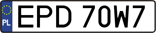 EPD70W7