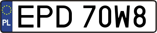 EPD70W8