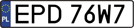 EPD76W7