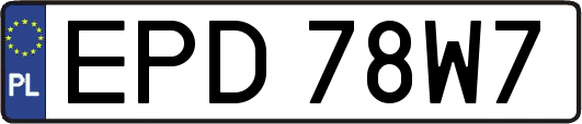 EPD78W7