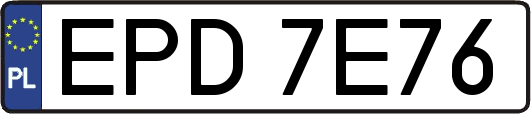 EPD7E76