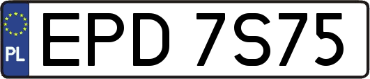 EPD7S75