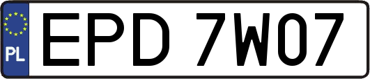EPD7W07