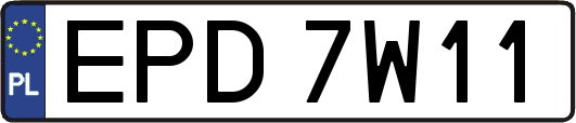 EPD7W11