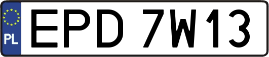 EPD7W13