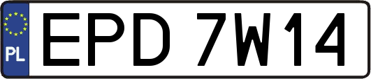 EPD7W14