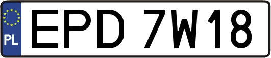 EPD7W18
