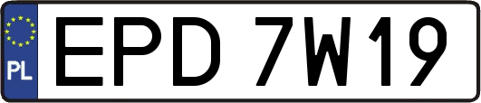 EPD7W19
