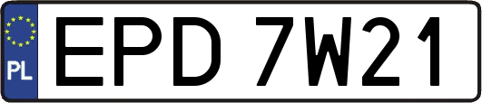 EPD7W21