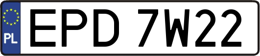 EPD7W22
