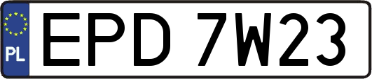 EPD7W23