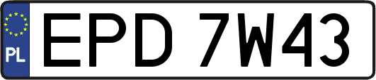 EPD7W43