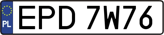 EPD7W76