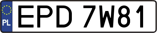 EPD7W81