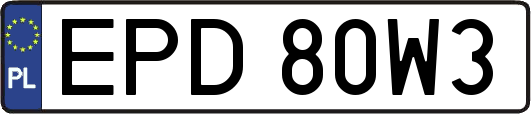 EPD80W3