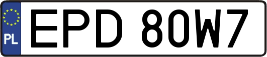 EPD80W7