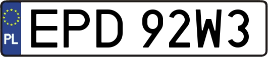 EPD92W3