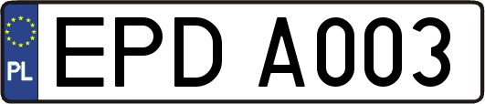 EPDA003