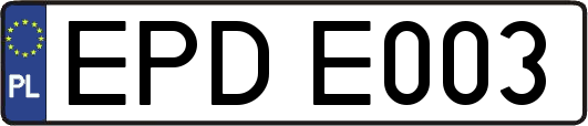 EPDE003