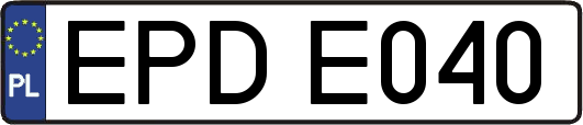 EPDE040