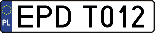 EPDT012