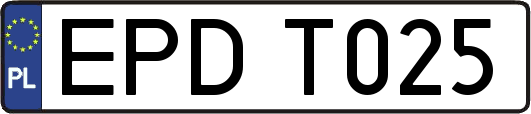 EPDT025