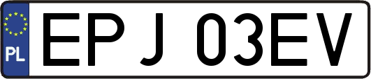 EPJ03EV