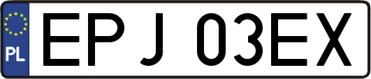 EPJ03EX